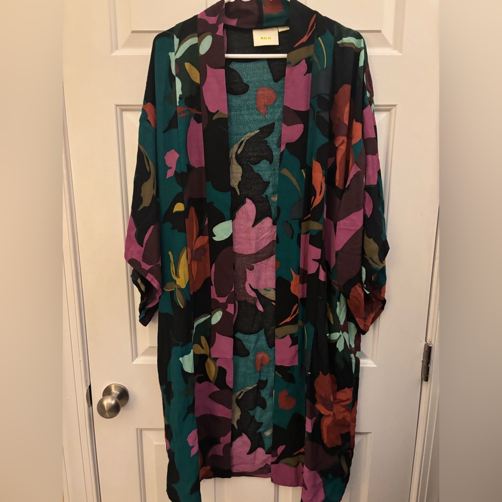 Maeve Multicolor Patterned Kimono - image 1